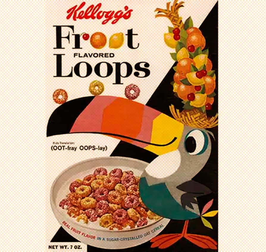 Lanzamiento de Froot Loops®, con introducción de Sam® el Tucán.